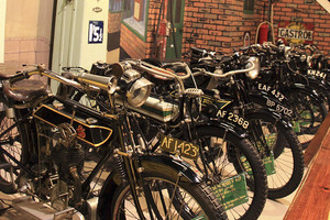 Vintage Motorcycles at Flambards, Helston, Cornwall